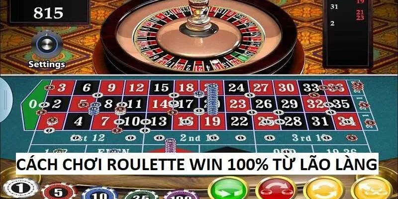 Xác suất thắng khi áp dụng cách chơi roulette thành công