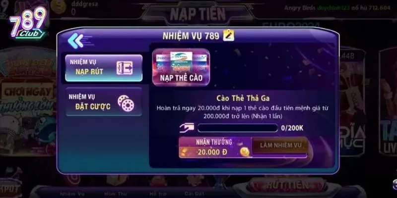 Điều kiện để nhận khuyến mãi hoàn trả tại 789Club 